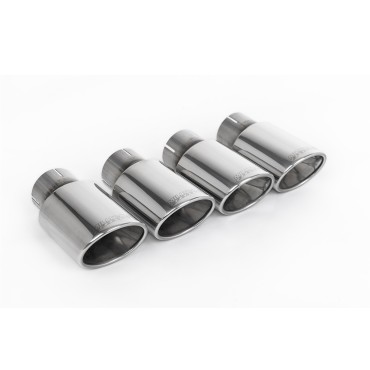 Scarico cat-back Milltek SSXAU1206 per Audi TT Mk3 TTS 2.0TFSI Quattro, terminali ovali lucidi